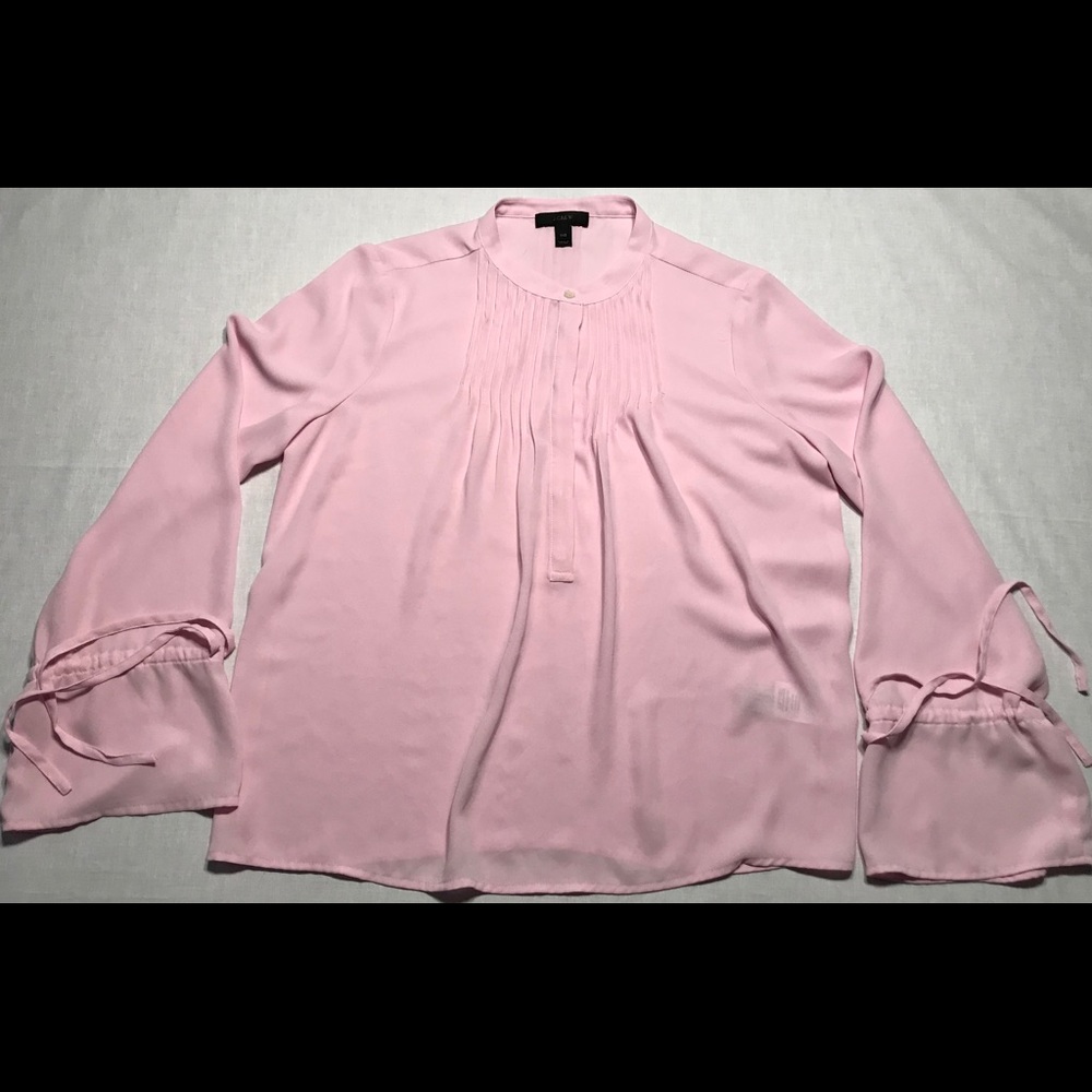 J. Crew Womens Top Pink Half Button Size XXS A990 - Picture 2 of 8